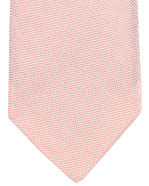 Tom Ford Silk Tie Pink Silver Pattern