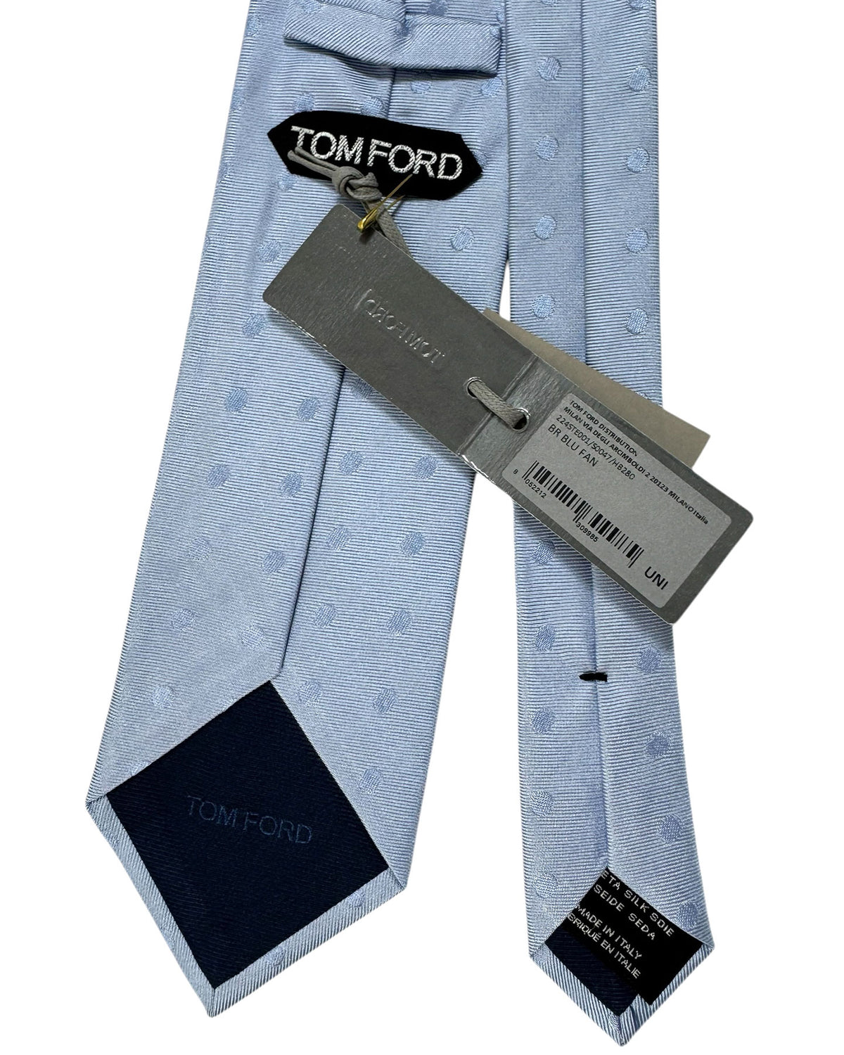 Tom Ford Tie Light Blue Polka Dots SALE