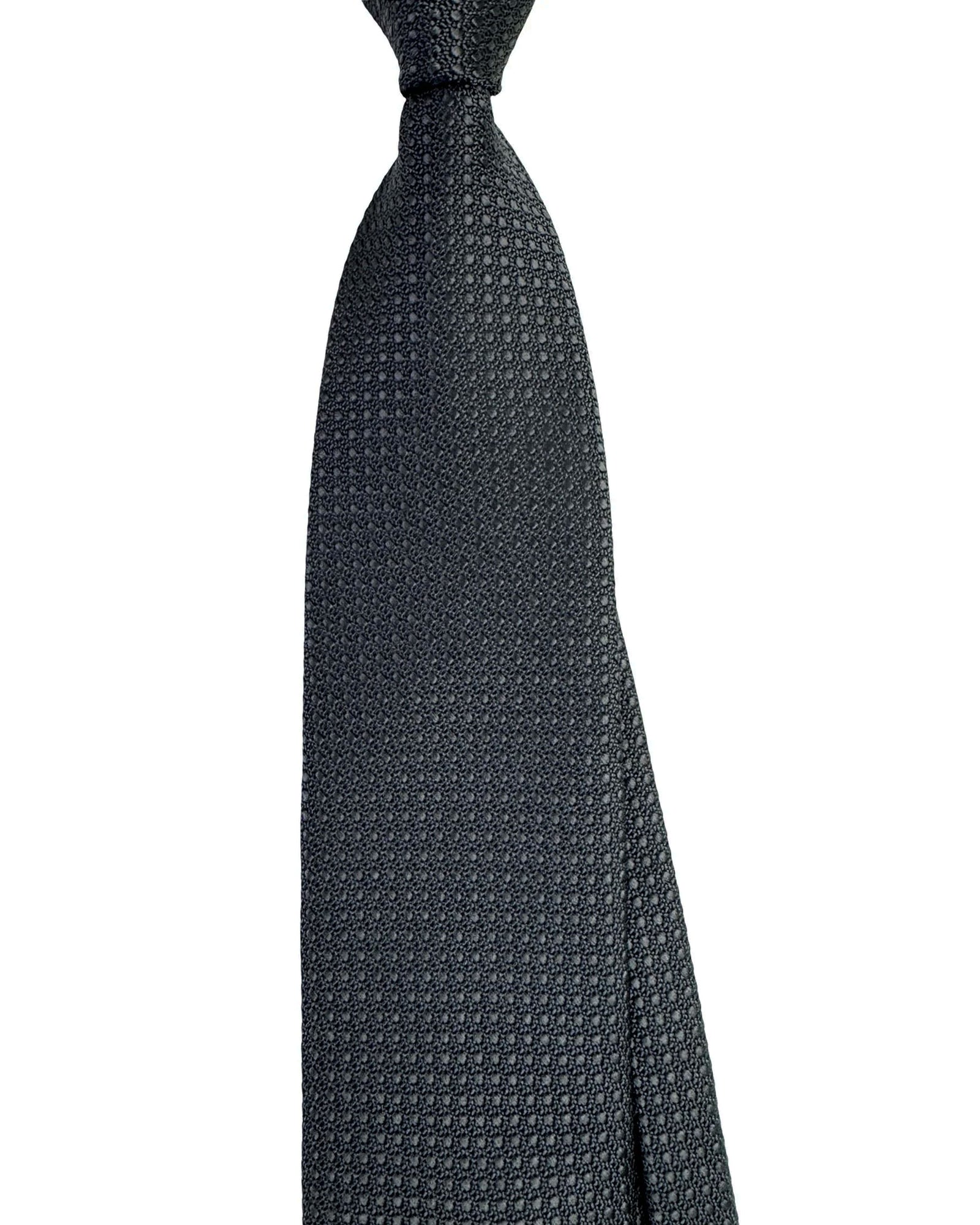 Tom Ford Silk Tie Dark Gray Pattern