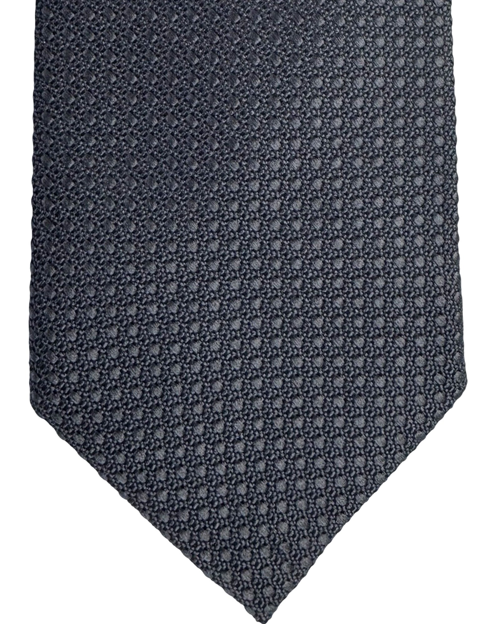 Tom Ford Silk Tie Dark Gray Pattern