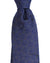 Ungaro Silk Tie Dark Blue Geometric - Narrow Cut Designer Necktie