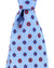 Massimo Valeri 11 Fold Tie Sky Blue Floral - Elevenfold Necktie