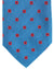 Massimo Valeri 11 Fold Tie Teal Red Squares - Elevenfold Necktie
