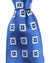 Massimo Valeri 11 Fold Tie Navy Geometric - Elevenfold Necktie