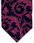 Versace Silk Tie Bordeaux Baroque Design