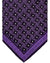 Versace Silk Tie Purple Geometric Design