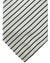 Versace Silk Tie White Black Stripes Design