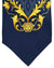Versace Tie Dark Blue Gold Baroque Medusa - Wide Necktie