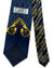 Versace Tie Dark Blue Gold Baroque Medusa - Wide Necktie