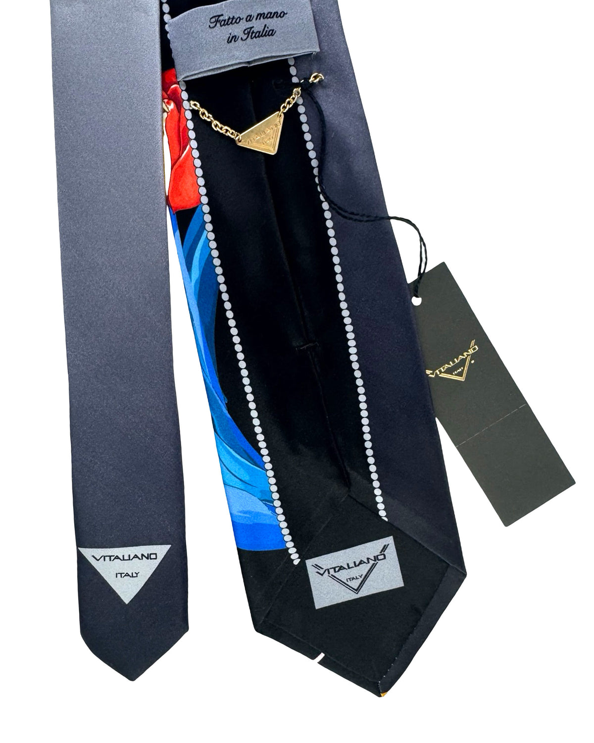 Vitaliano Pancaldi Tie Tulips Design