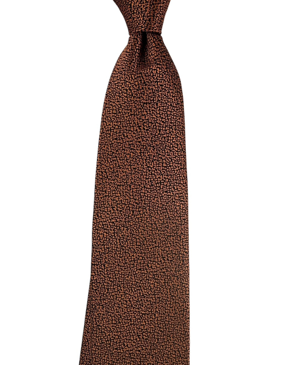 Ermenegildo Zegna Tie Orange Texture