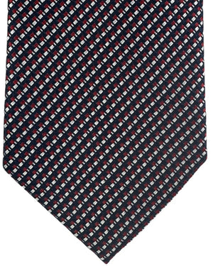 Ermenegildo Zegna Tie Red And Navy Check