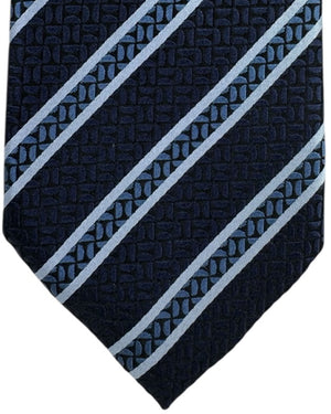 Ermenegildo Zegna Tie Dark Blue Stripe