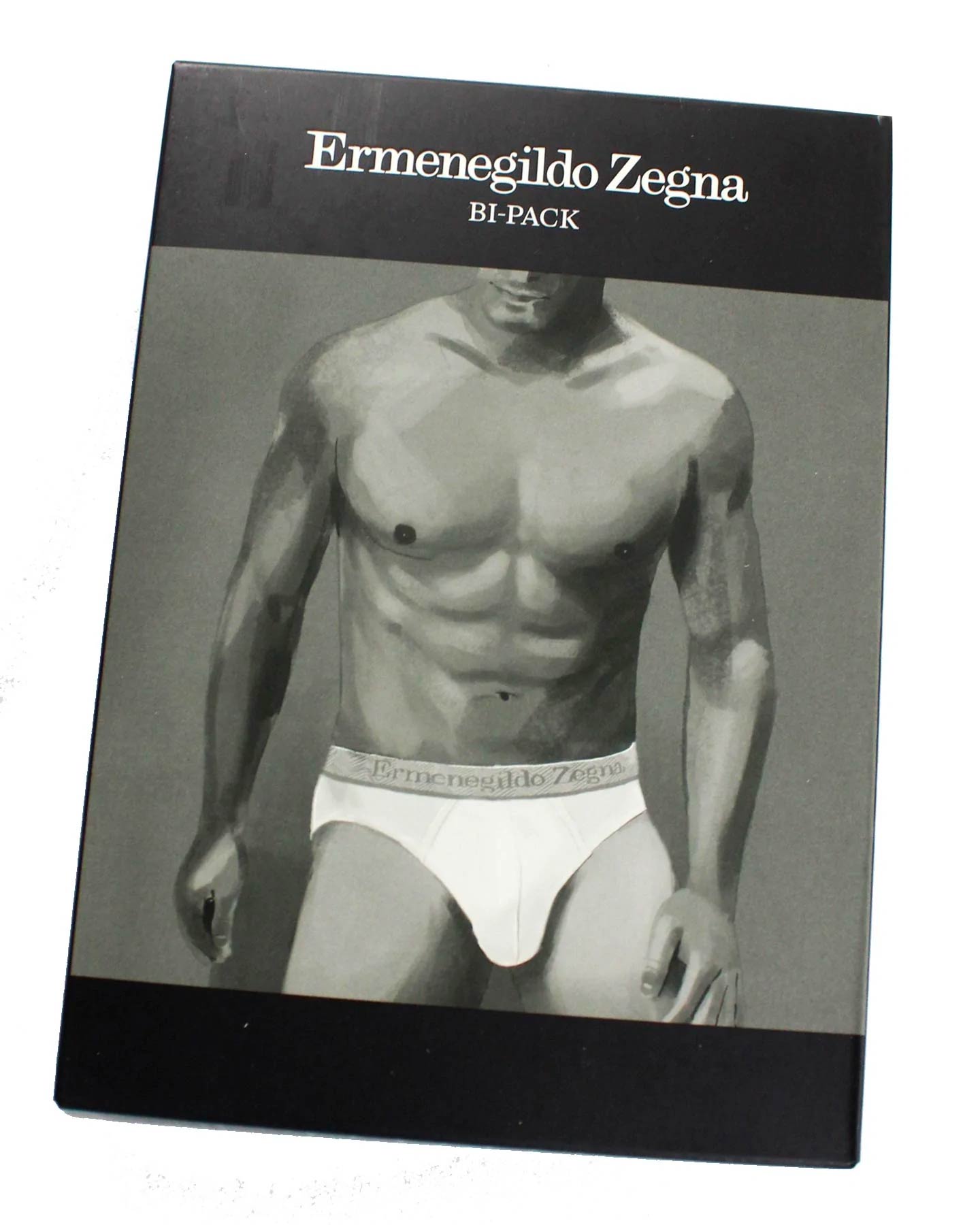 Ermenegildo Zegna Men Underwear White Stretch Cotton Midi Brief 2