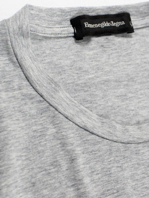 Ermenegildo Zegna Long Sleeve T-Shirt Gray New