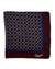 New Zegna Silk Pocket Square Maroon Design