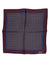 New Zegna Silk Pocket Square Maroon Design