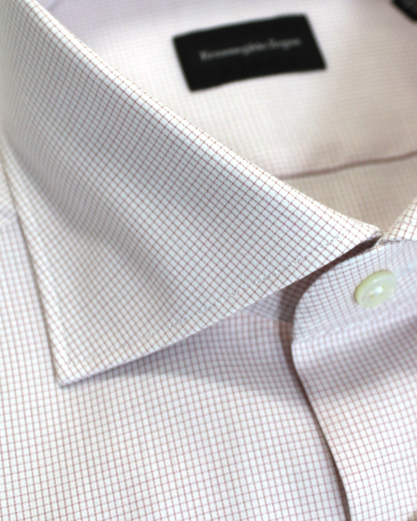 ermenegildo zegna white dress shirt ZEGNA French Cuff White Twill Dress Shirt