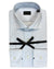Ermenegildo Zegna Dress Shirt White Blue Stripes 