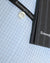 Zegna Dress Shirt White Blue Black Check 