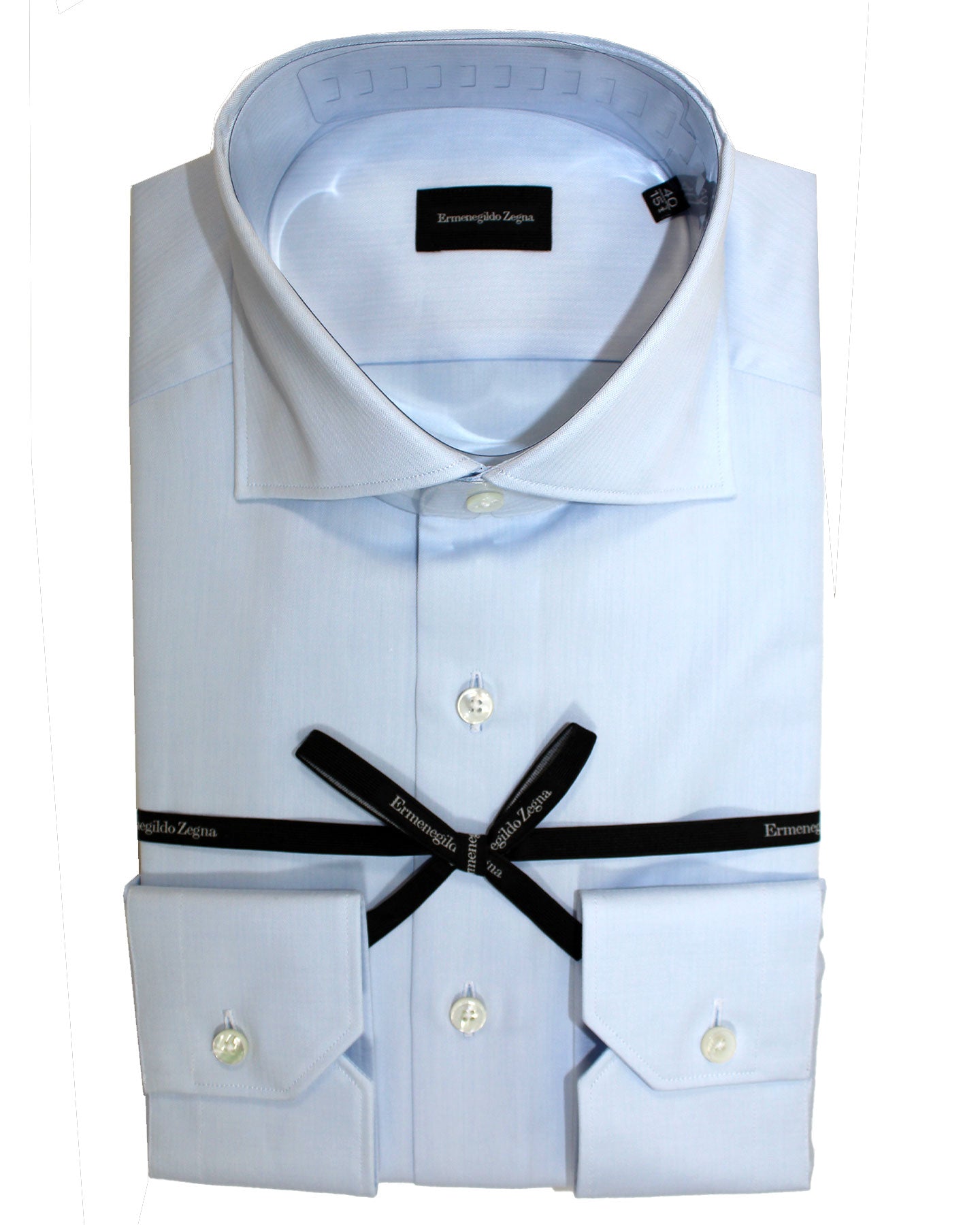 Ermenegildo Zegna Dress Shirt Light Blue 42 - 16 1/2 - Tie Deals Ermenegildo Zegna Dress Shirt Light Blue 42 - 16 1/2 - Tie Deals