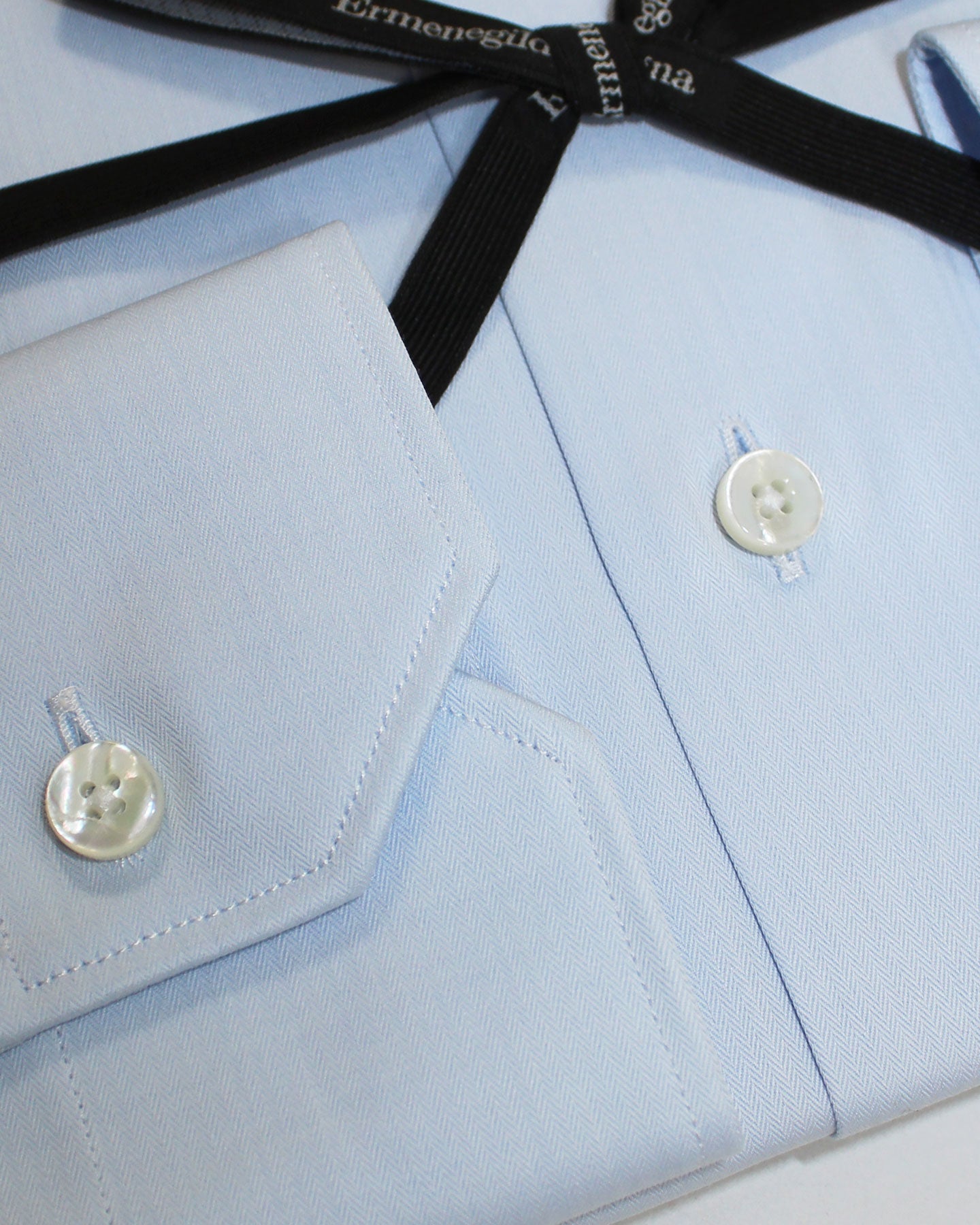 Ermenegildo Zegna Dress Shirt Light Blue 42 - 16 1/2 - Tie Deals Ermenegildo Zegna Dress Shirt Light Blue 42 - 16 1/2 - Tie Deals