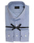Ermenegildo Zegna Dress Shirt White Royal Blue Pattern