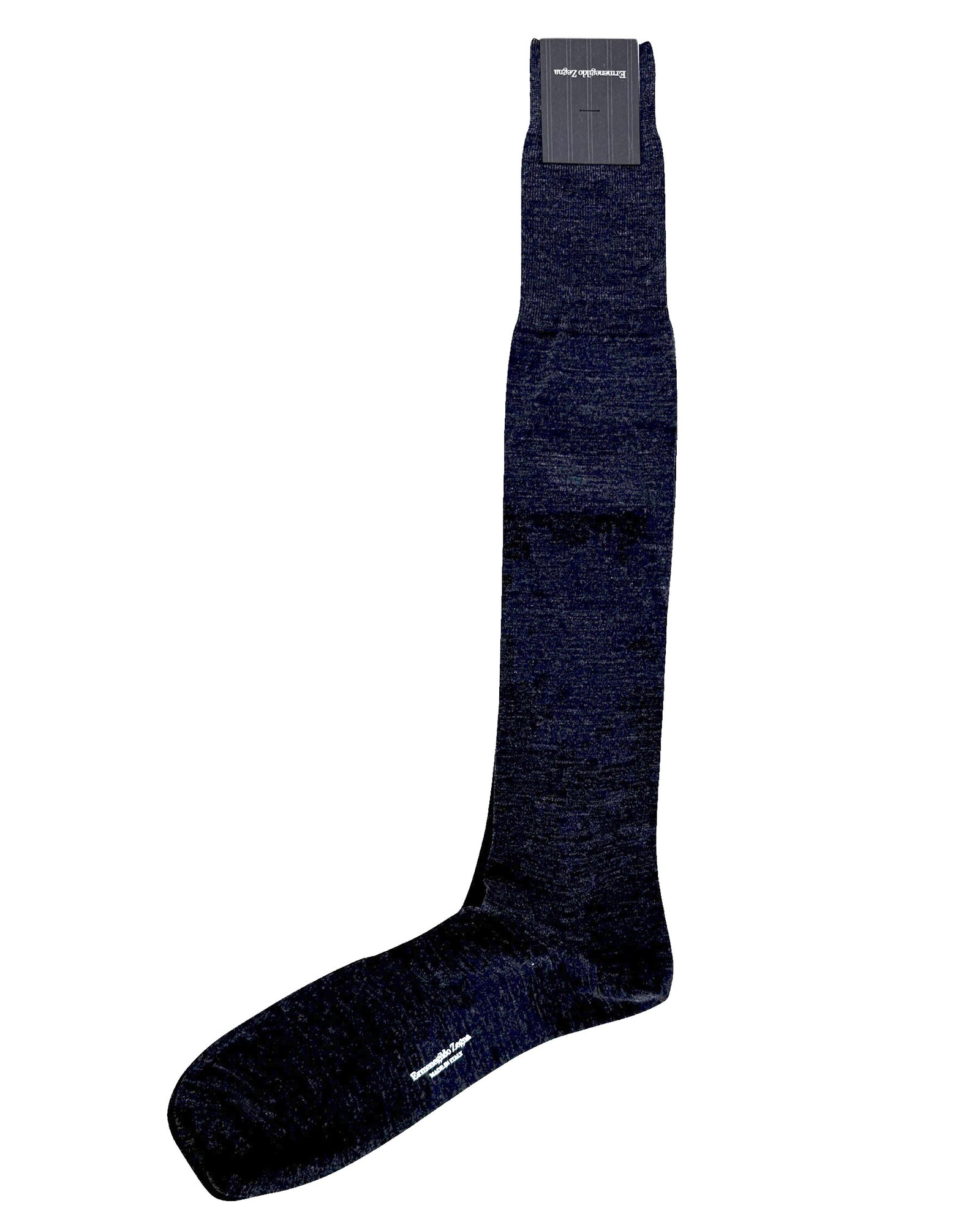 Ermenegildo Zegna Wool Socks Dark Gray - Over The Calf EU 46 / US 12