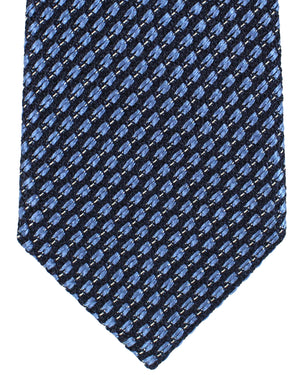 Ermenegildo Zegna Tie Couture XXX Dark Blue Stripes