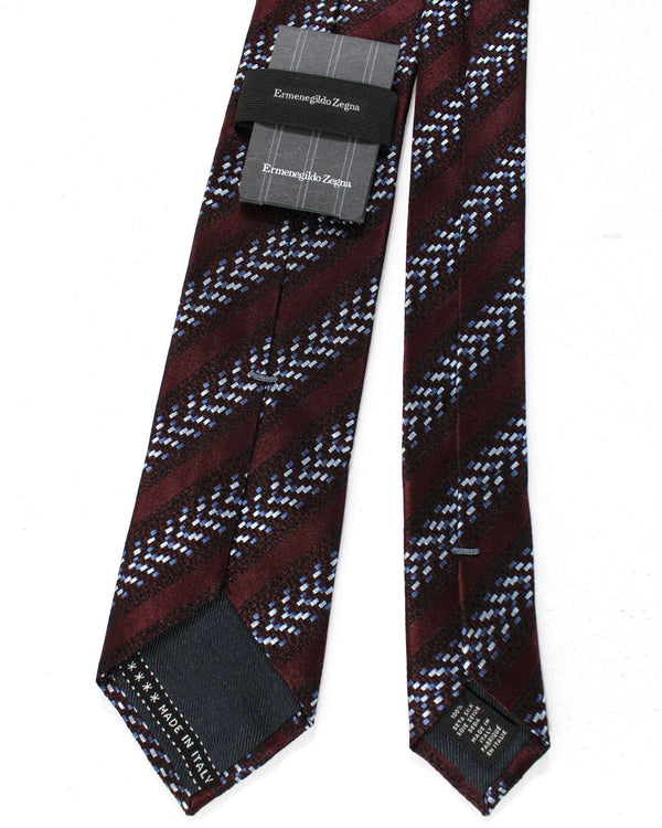 Ermenegildo Zegna Wool Silk Knit shops Tie