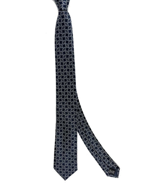 Ermenegildo Zegna Tie Dark Blue 