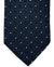 Ermenegildo Zegna Tie Midnight Blue Maroon Silver Stripes - Zegna Trecapi