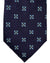 Ermenegildo Zegna Tie Purple Black Sky Blue Geometric - Zegna 100 Fili