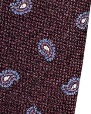 Ermenegildo Zegna Tie Paisley - Narrow Necktie SALE New
