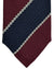 Ermenegildo Zegna Tie Navy Maroon Stripes