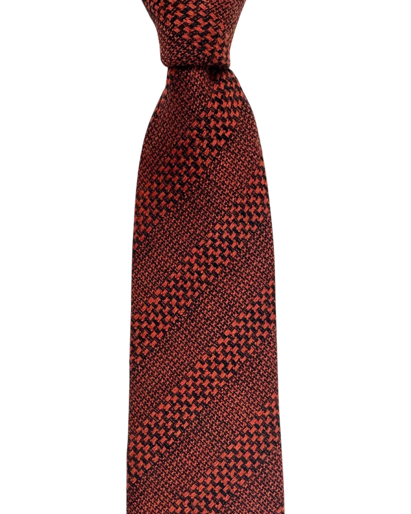 Ermenegildo Zegna Tie Couture Brown Striped Design
