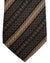 Ermenegildo Zegna Tie Couture Brown Taupe Stripes