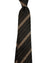 Ermenegildo Zegna Tie Couture Brown Taupe Stripes