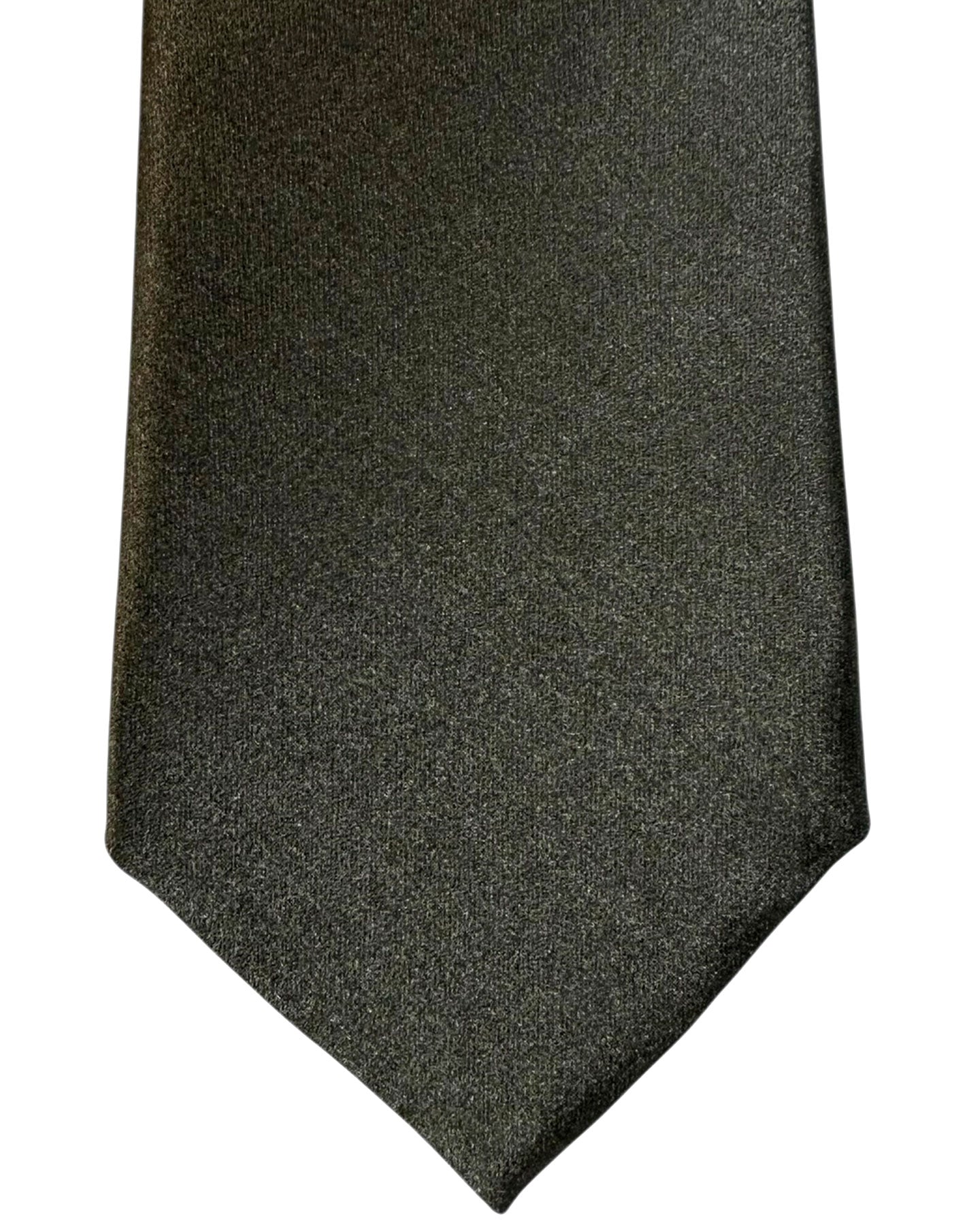 Ermenegildo Zegna Tie Couture Solid Brown - Narrow Necktie