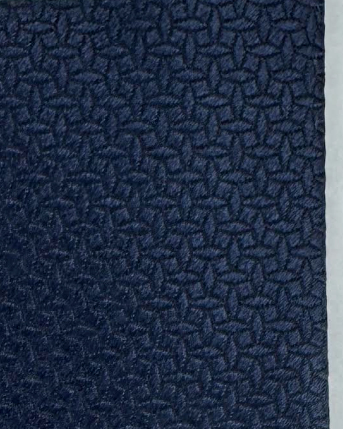 Ermenegildo Zegna Black Tie Solid Tonal Geometric Pattern