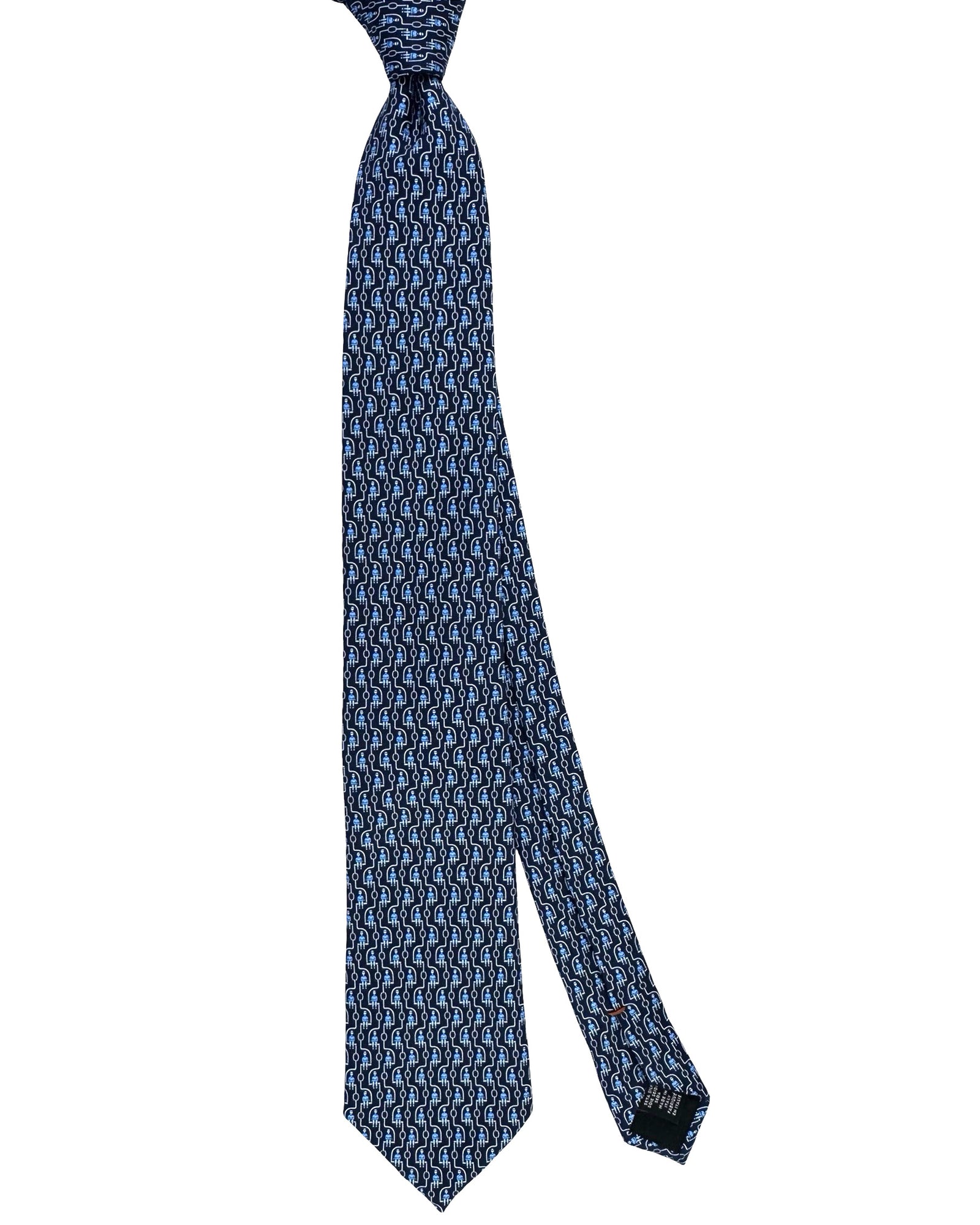 Navy Blue Zegna Tie
