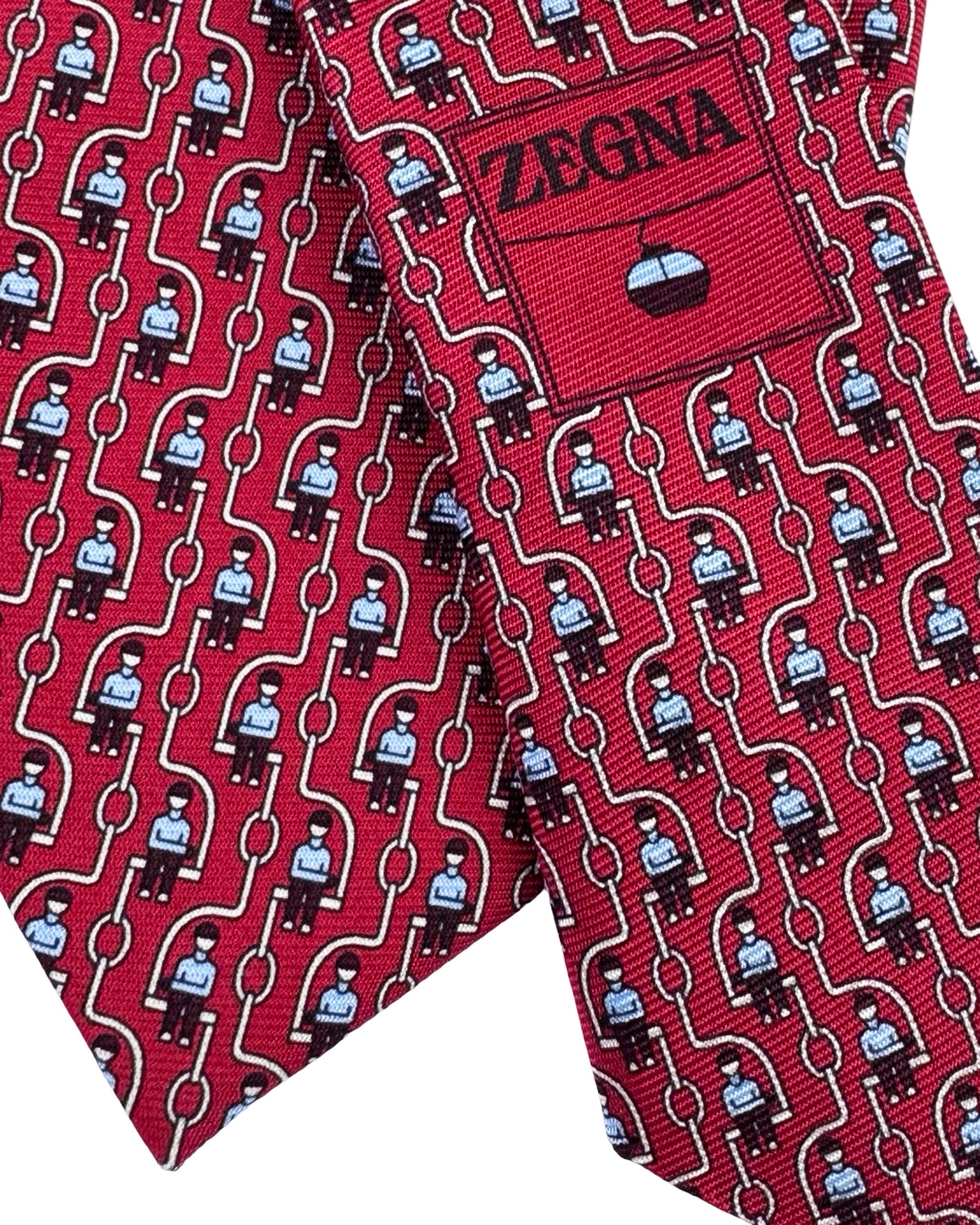 Red Tie Ski Design Zegna