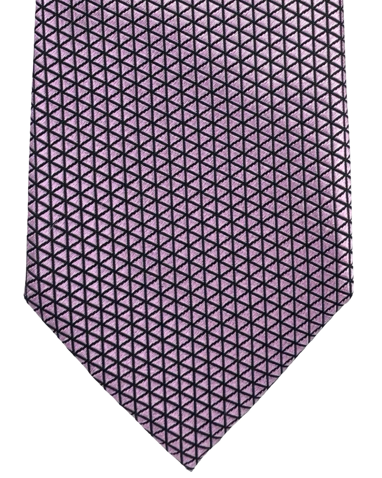 Pink Pattern Tie