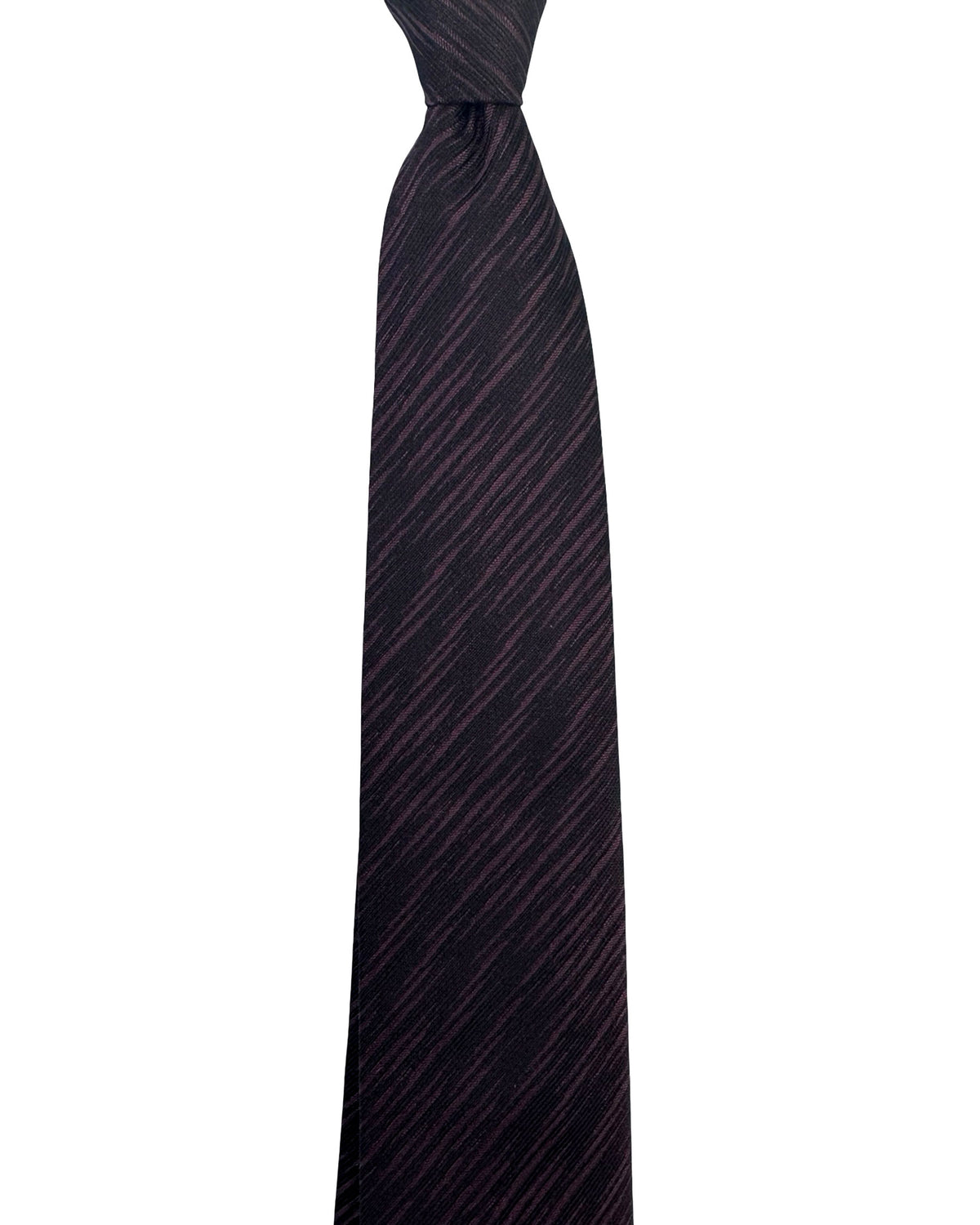 Black Brown Silk Tie