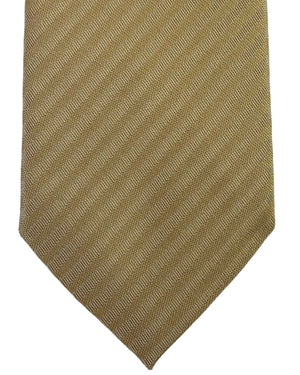 Ermenegildo Zegna Tie Taupe Tonal Stripes
