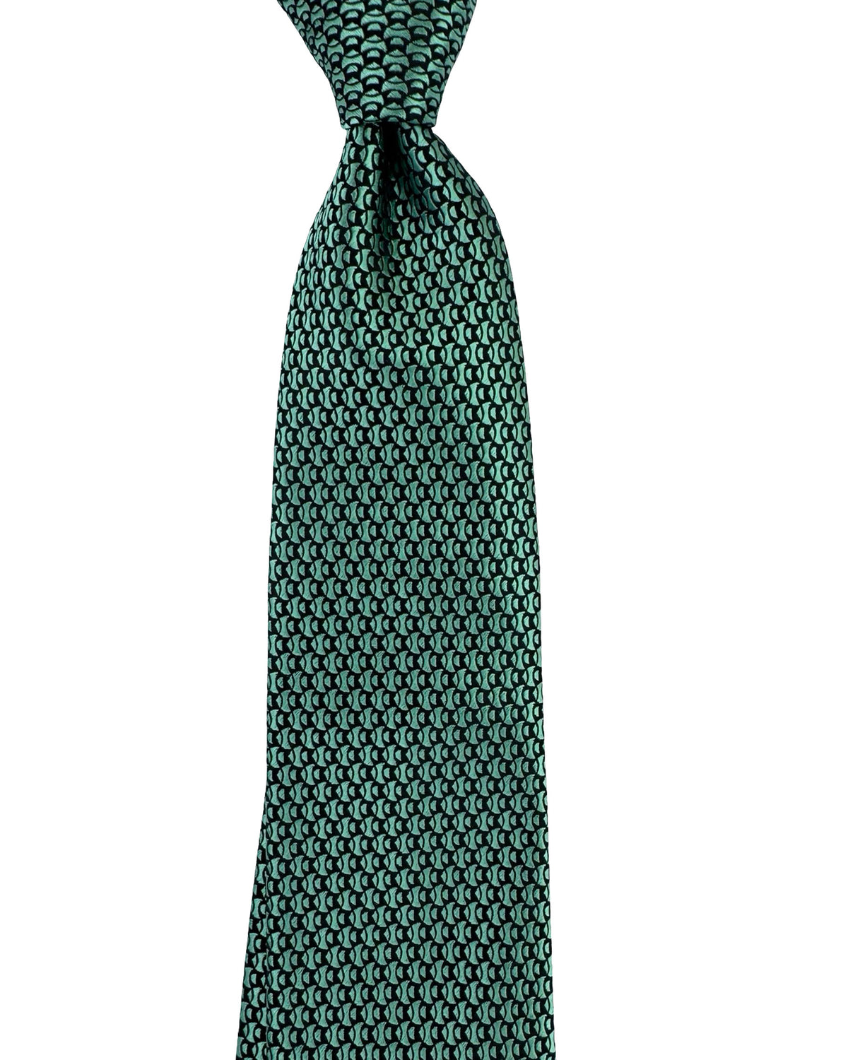 Ermenegildo Zegna Tie Green Pattern