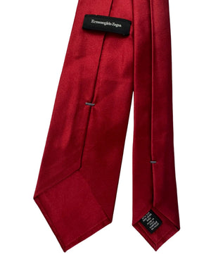 Ermenegildo Zegna Tie Bordeaux Solid