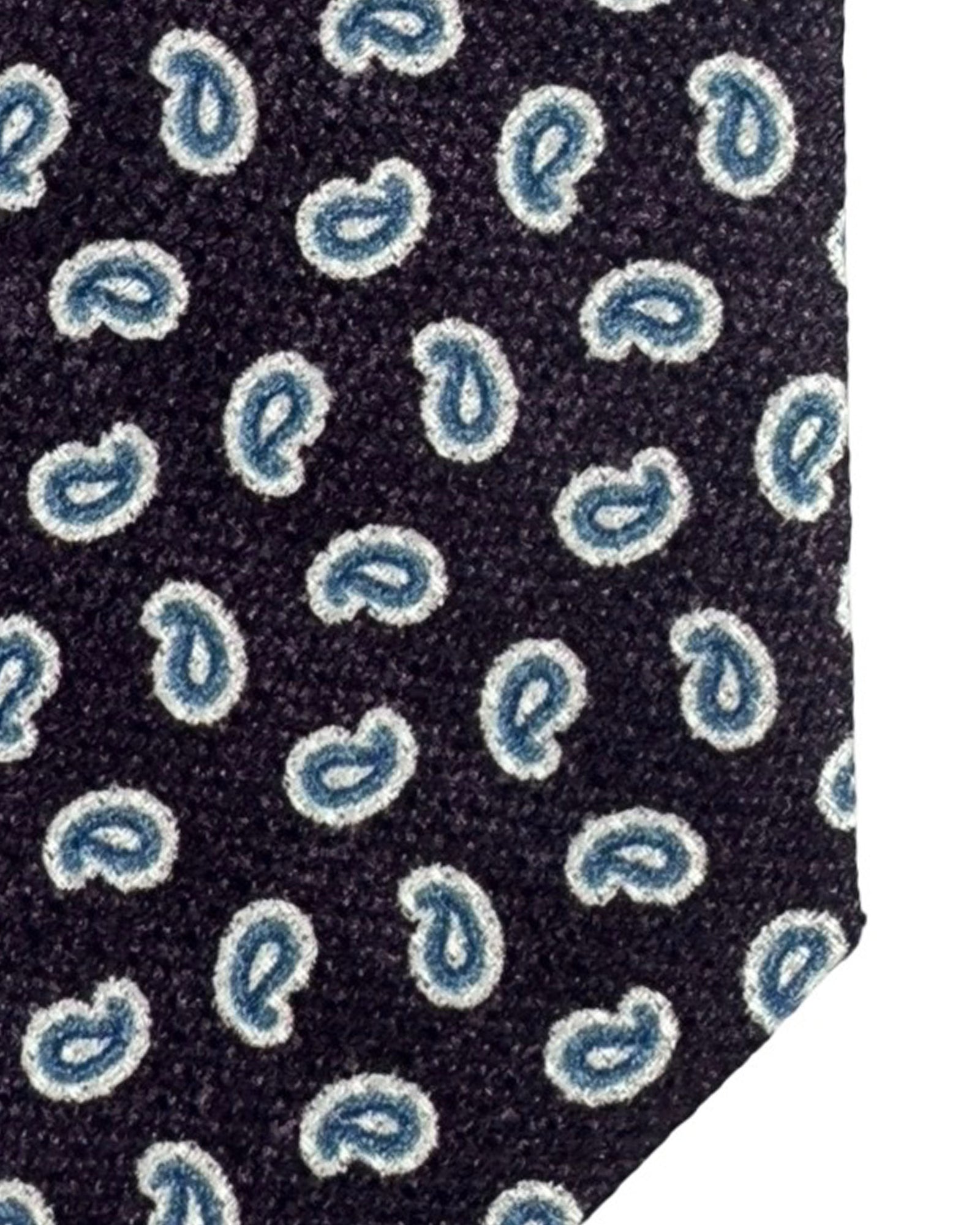 Zegna Silk Tie Paisley - Narrow Cut