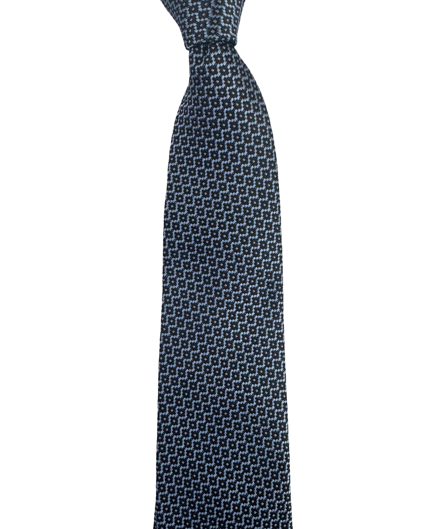 Ermenegildo Zegna Tie Couture Blue Design