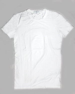 Ermenegildo Zegna T-Shirt Round Neck White Micromodal Men XXXL